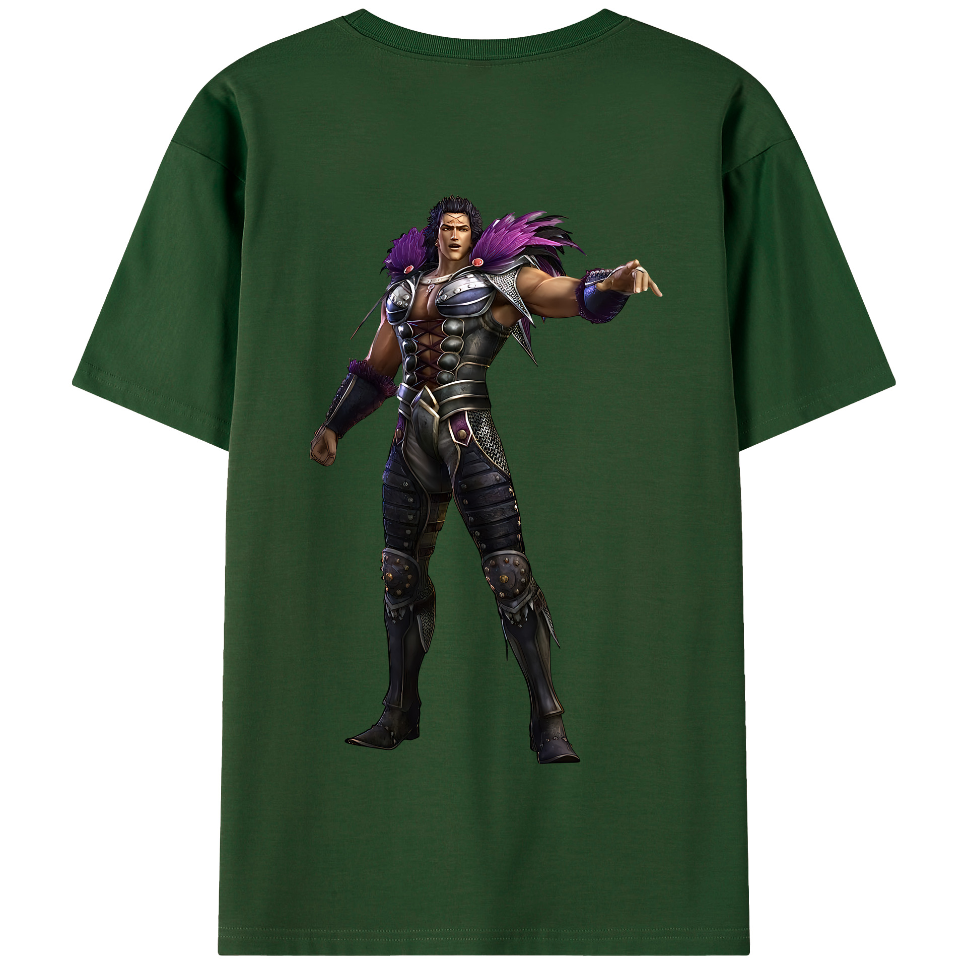 （画像用） 北斗の拳 Fist of the North Star 綿100％半袖Tシャツ（背面プリント）